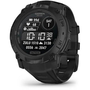 Reloj inteligente GARMIN Instinct® 3 – 50 mm, Solar, Tactical Negro con pantalla y funciones tácticas avanzadas.