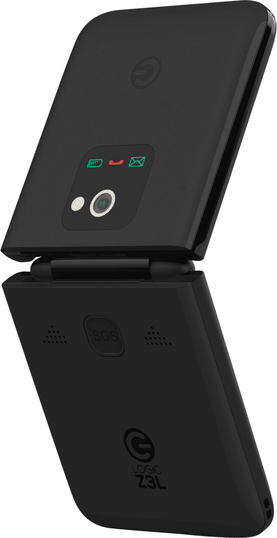 Celular Logic Z3L  Adulto Mayor 4G + Flex +  Boton Sos