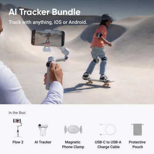INSTA360 FLOW 2 AI TRACKER BUNDLE GRAY INS-FW2-TCK-GR Costa Rica