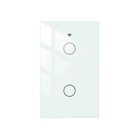 Interruptor Doble Smart Wifi Touch Blanco 85- 240V Apagadores Inteligentes Costa Rica