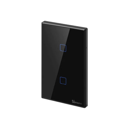 Interruptor Inteligente Sonoff Wi-Fi Rf Tx 2 Botones Negro