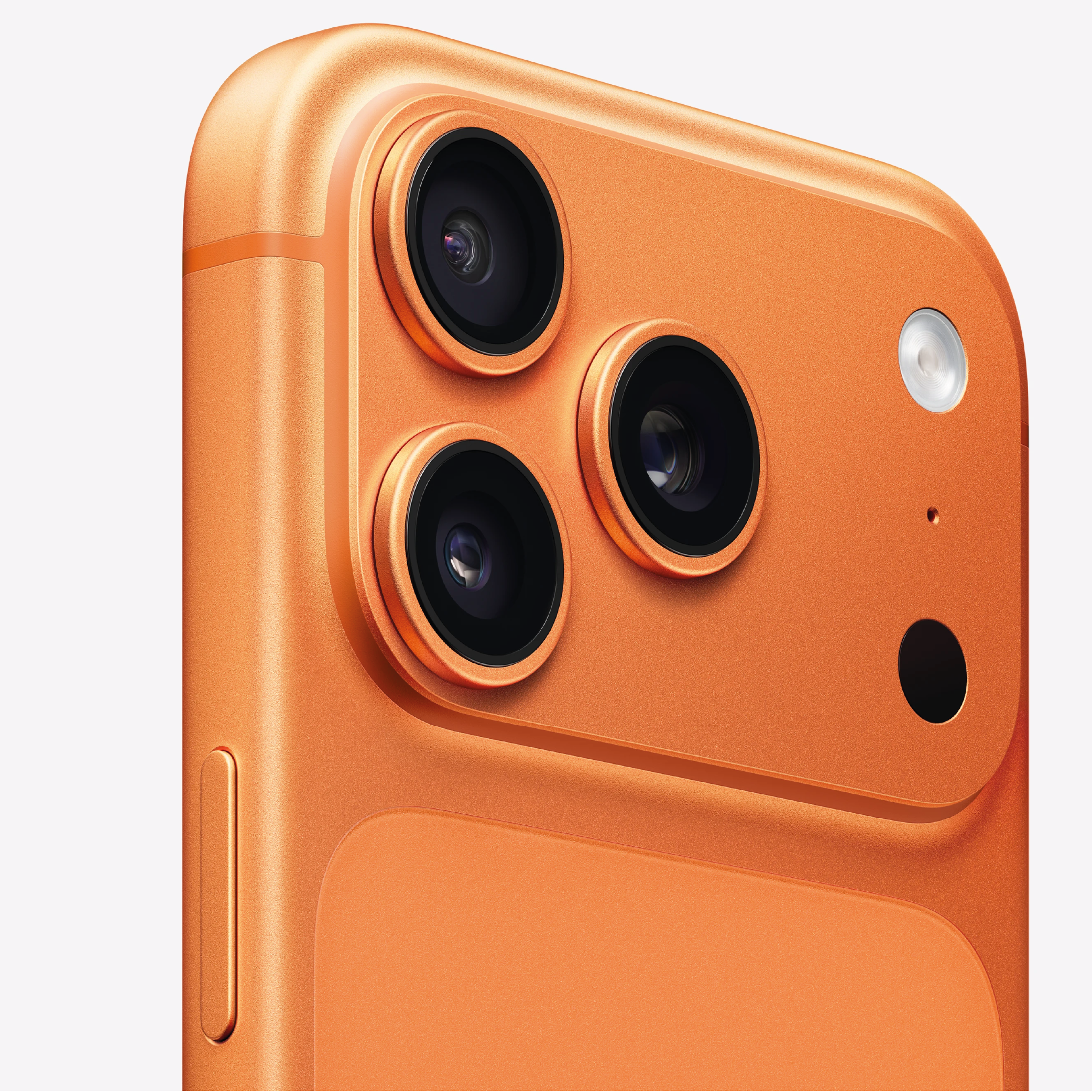 iPhone 17 Pro Apple por encargo naranja, cámara Pro Fusion 48 MP, diseño unibody aluminio y Ceramic Shield 2