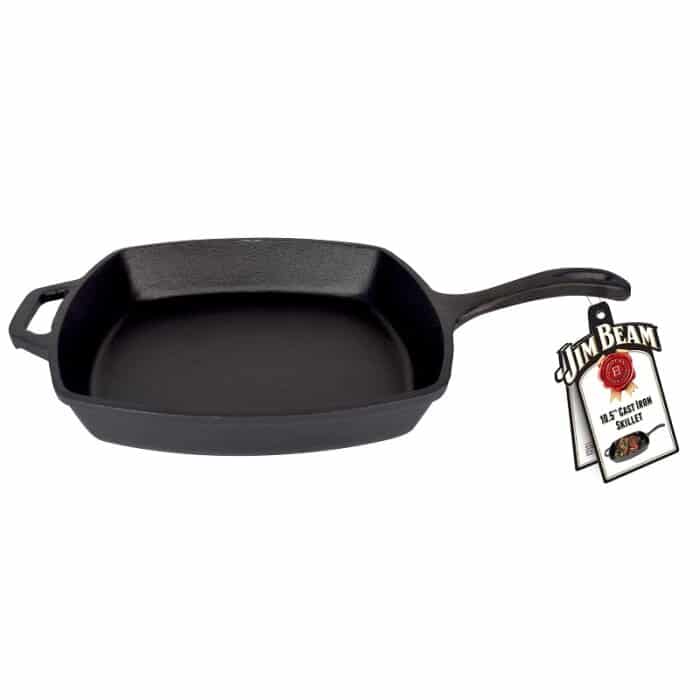 Jim Beam Sarten Cuadrado Hierro Fundido 26Cm Jb0217 Costa Rica