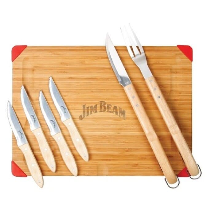 Jim Beam Set Tabla C/Cuchillo & Tenedor 7Piezas Jb0163 Costa Rica