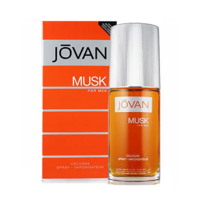 JOVAN MUSK FOR MEN COLOGNE 88ML fragrance bottle and packaging
