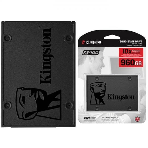 SSD Kingston A400 960GB, unidad de estado sólido rápida y confiable, 100% original, entrega en 24-48 horas.