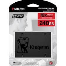 SSD 240GB KINGSTON A400 2.5" SATA - Kingston A400 240GB 2.5-inch SATA SSD in retail packaging