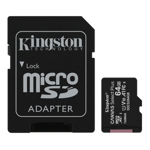 Kingston tarjeta de memoria micro SD canvas c/adaptador (clase 10) SDCS2/64GB Costa Rica
