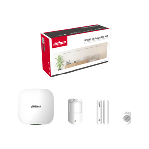 Kit Alarma Dahua ARC3000H-03-FW2 WiFi 4G/3G con Panel, PIR, Contacto y Control