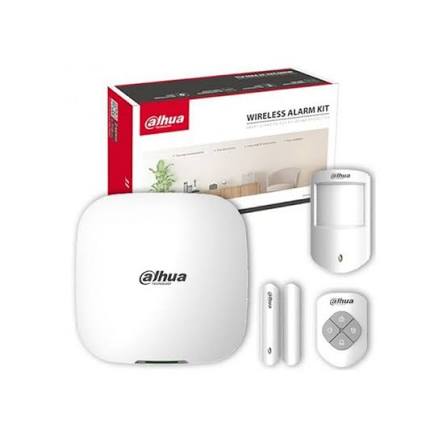 Kit Alarma Dahua ARC3000H-03-FW2 WiFi 4G/3G con Panel, PIR, Contacto y Control