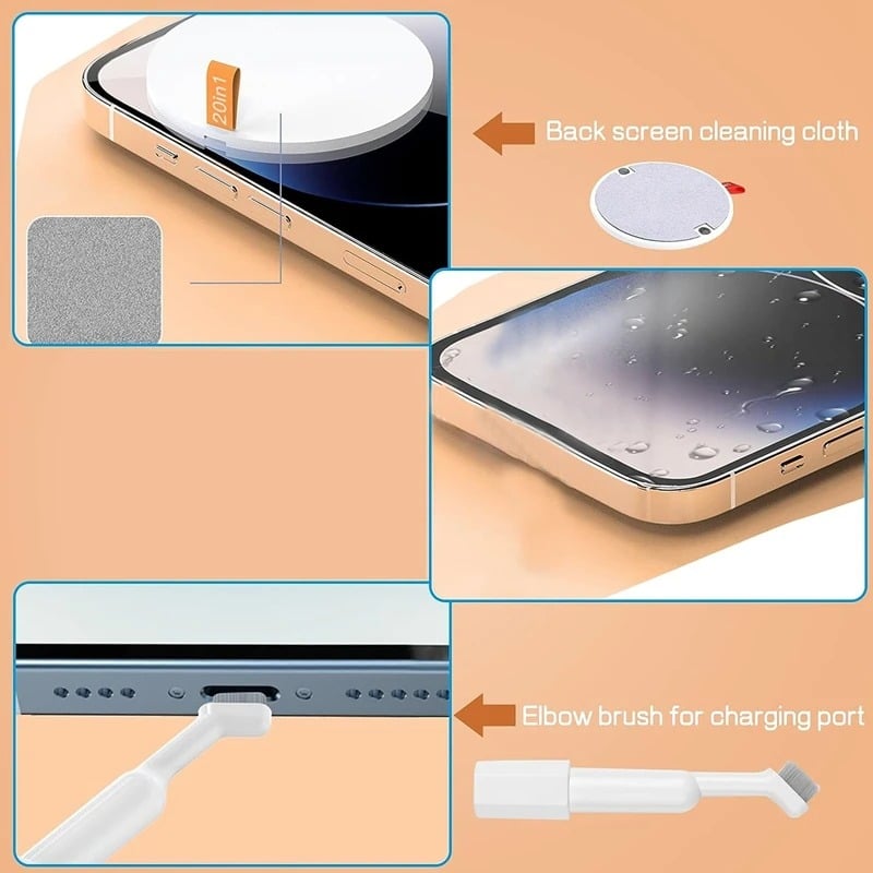 Kit De Limpieza De Auriculares Pro 1 2 3, Limpiador De TeLéfono Con Cepillo, Limpiador De Auriculares Bluetooth, Cámara Gatgets Y Otros Productos, Liquidaciones Costa Rica