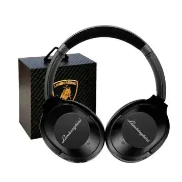 Auriculares gaming Lamborghini Huracán con caja, diseño elegante y negro, 100% originales, entrega rápida.