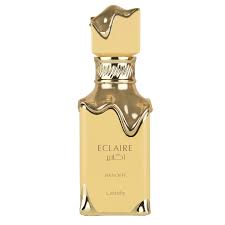 LATAFFA ECLAIRE BANOFFI EDP 100ML perfume bottle with golden design.