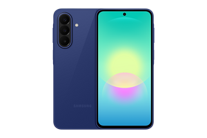 Teléfono celular Galaxy A27 5G 8GB/256GB Blue en vista frontal y trasera, con diseño elegante y pantalla vibrante.