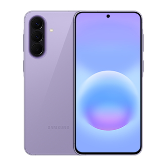 Teléfono celular Galaxy A57 5G 8GB/256GB Violet con pantalla Super AMOLED Plus de 6.7 pulgadas y conectividad 5G, vista frontal y trasera