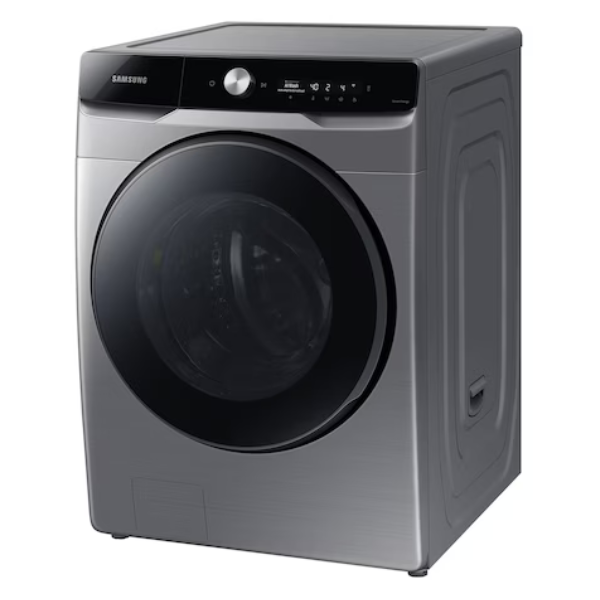 Lavadora Samsung 2 en 1 de 20Kg Lavado y 12kg Secado - lavadora frontal gris con panel digital, Bubble Soak, VRT+ y conectividad SmartThings para familias modernas