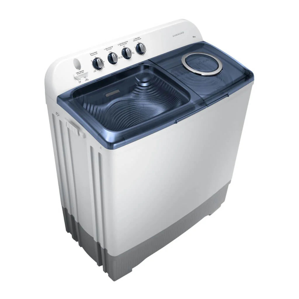 Lavadora SAMSUNG doble 18 kg carga superior blanca Lavadora Y Secadoras Costa Rica