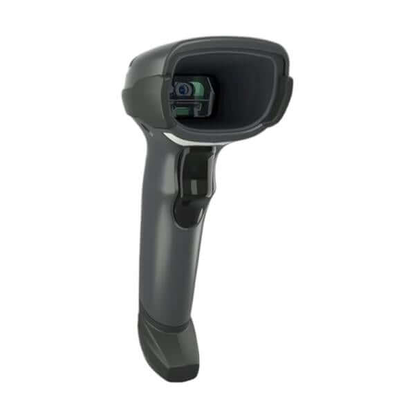 LECTOR CODIGO DE BARRA ZEBRA DS4608-SR W STAND USBPERP KIT handheld barcode scanner on white background