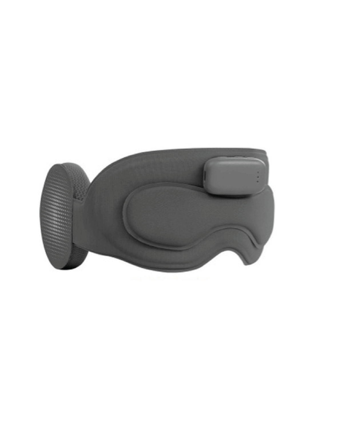Máscara de relajación con monitoreo de sueño, diseño ergonómico y tecnología de IA.