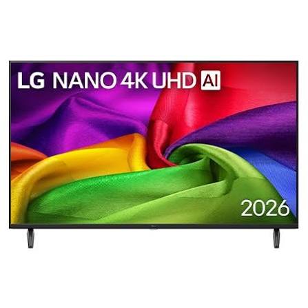 LG Televisor 43" UHD Nano Smart TV 43NU800BPSC with Nano AI technology displaying vibrant colors on screen.