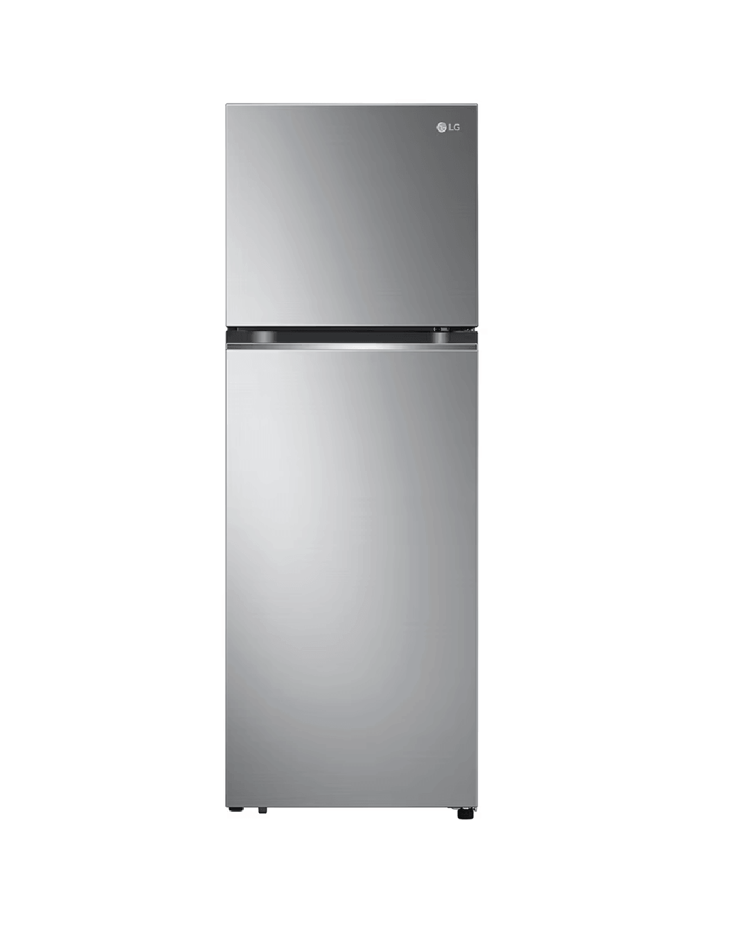 Refrigerador LG top freezer plata VT34BPP, diseño moderno y funcional en color plata.