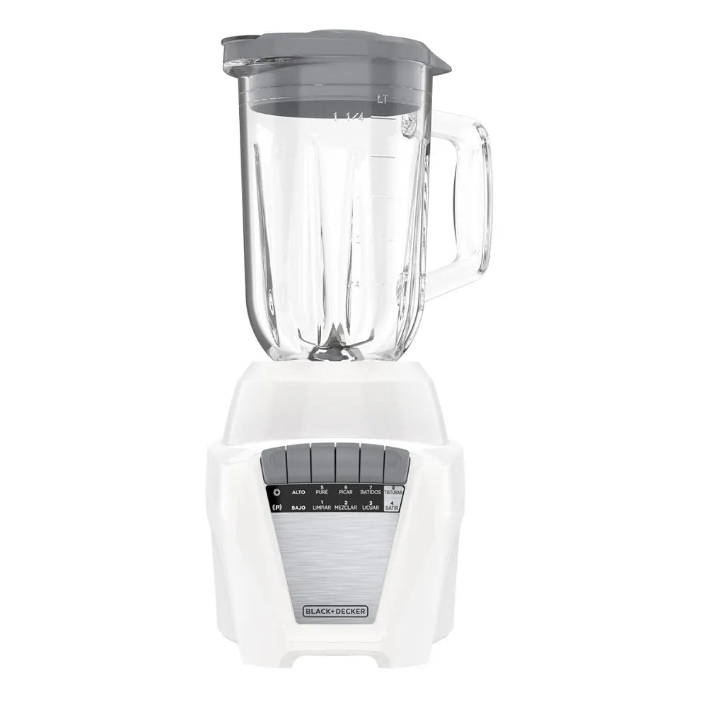 Licuadora 8 Vel+ Pulso 1.5 Ltrs Vidrio 700W Blanca Black & Decker Bl0876-1Wdla Productos De Cocina > Licuadoras Costa Rica