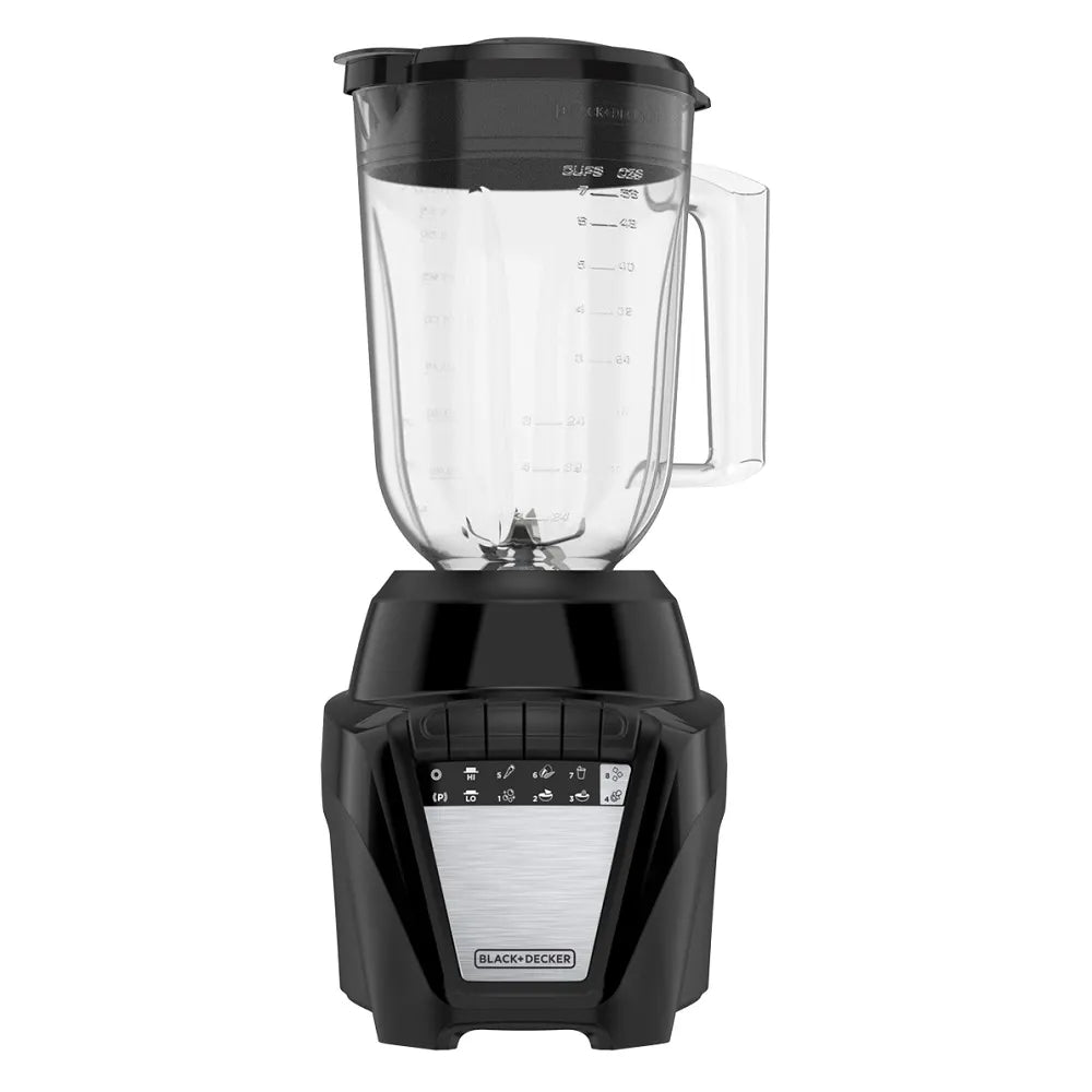 Licuadora 8 Vel+ Pulso 1.5 Ltrs 2 Jarras Vidrio-Plastico 700W Negra Black & Decker Bl0876-3Bdla Productos De Cocina > Licuadoras Costa Rica