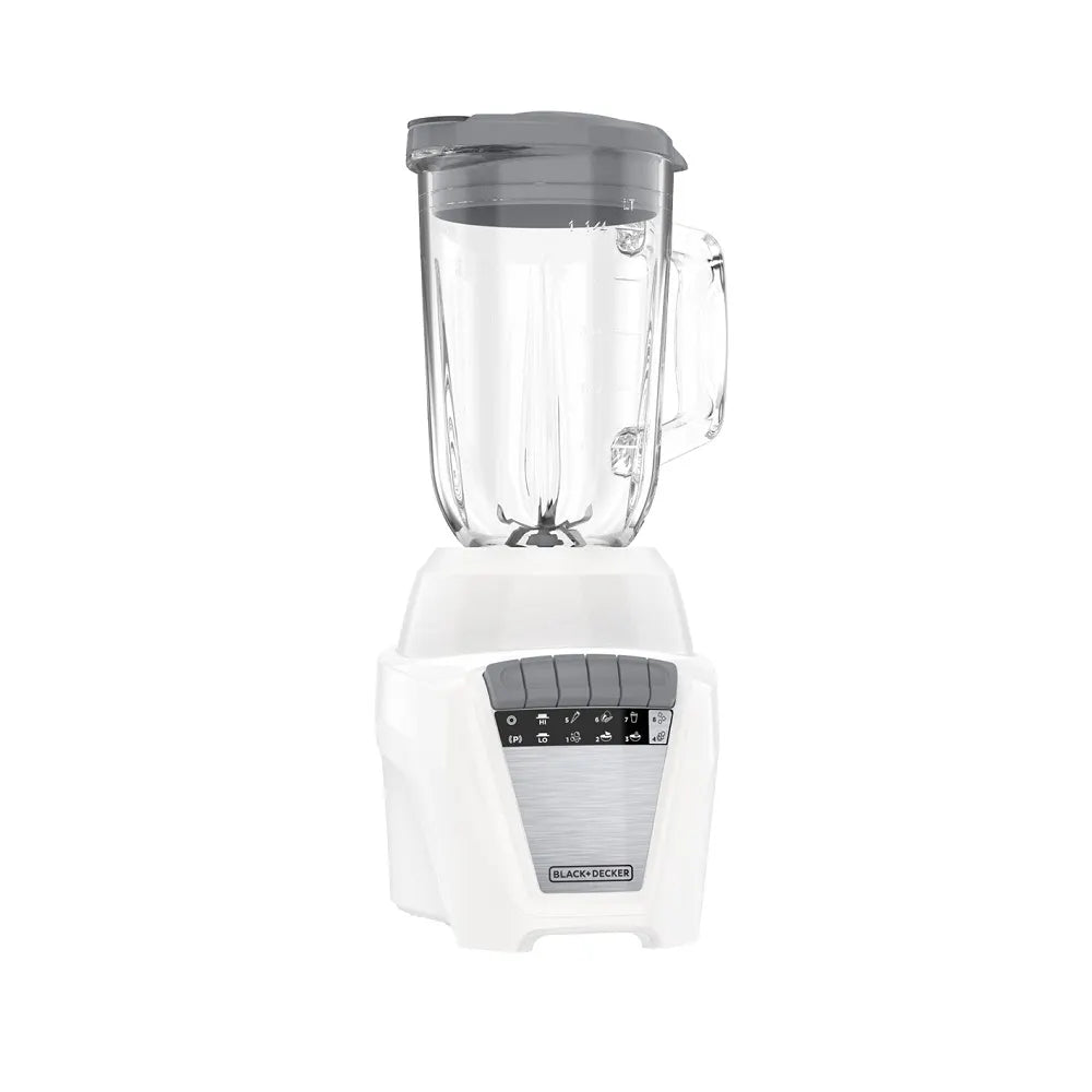 Licuadora 8 Vel+ Pulso 1.5 Ltrs 2 Jarras Vidrio-Plastico 700W Blanca Black & Decker Bl0876-3Wdla Productos De Cocina > Licuadoras Costa Rica