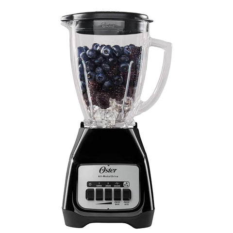 Licuadora Oster 2 Velocidades, Vaso Vidrio Boroclass, Motor Duradero, Capacidad 1.5L, Cuchilla Trituradora De Hielo, Acabado Negro. Productos De Cocina > Licuadoras Costa Rica