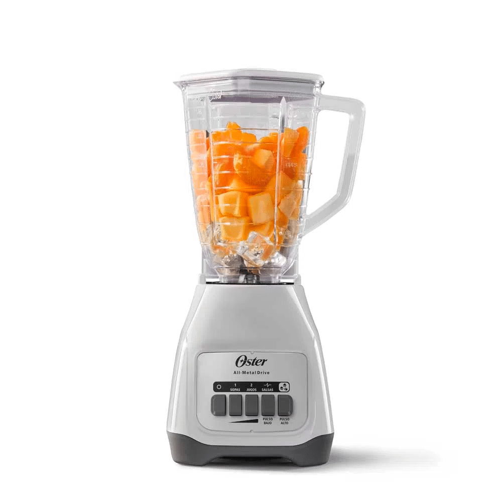 Licuadora Oster 2 Velocidades - Vaso Plástico - Motor Alta Fuerza 550W - Acople Metálico - Pulso Alto Y Bajo - Capacidad 1.25 Litros Productos De Cocina > Licuadoras Costa Rica