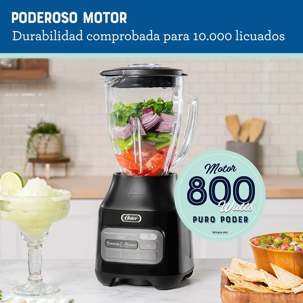 Licuadora Oster® Con Vaso De Vidrio Y 6 Velocidades Más Pulso Blstpeg-Bpb Productos De Cocina > Licuadoras Costa Rica