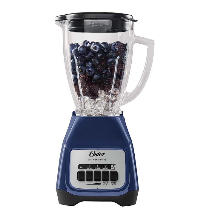 Licuadora Oster 2 Velocidades, Vaso Vidrio Boroclass - Motor 550W - Cuchilla Trituradora Hielo - Acabado Azul Licuadoras Costa Rica