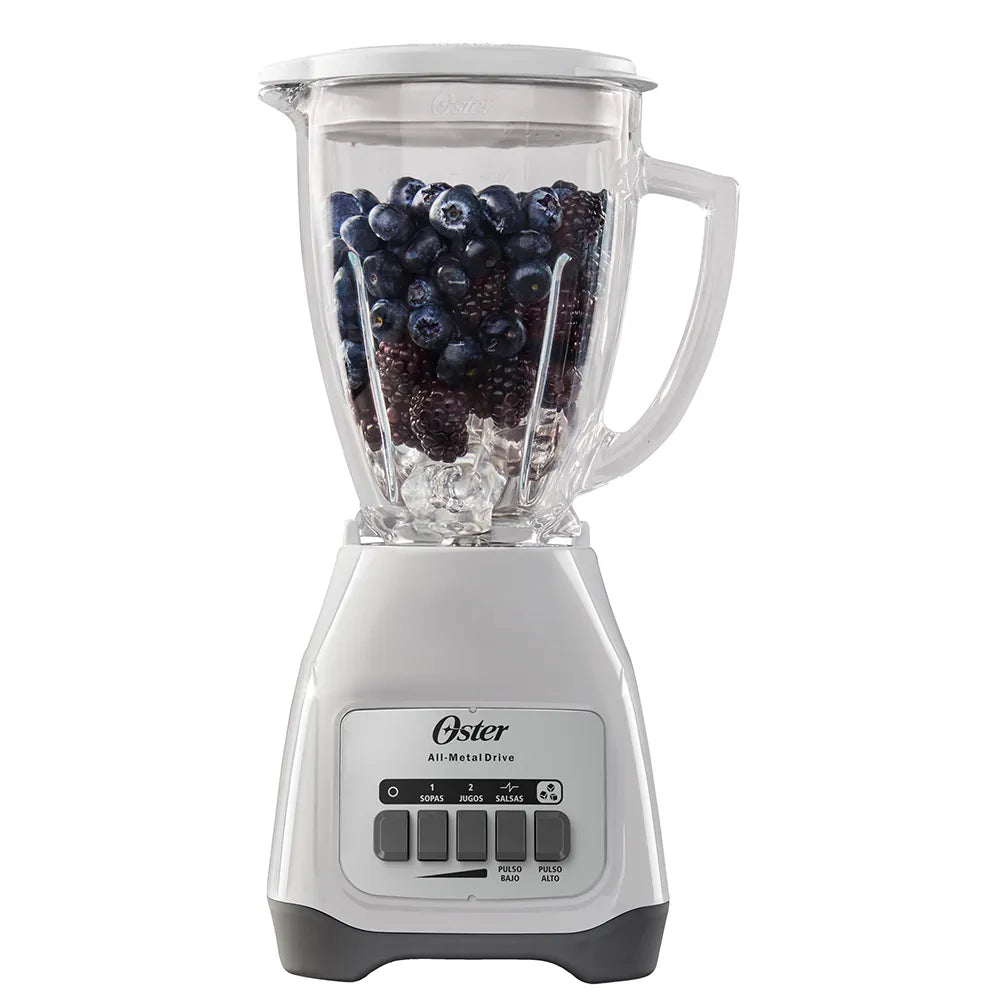 Licuadora Oster 2 Velocidades, Vaso Vidrio Boroclass - Motor 550W - Acople Metálico Resistente - Capacidad 1.5 Litros - Cuchilla Trituradora De Hielo Productos De Cocina > Licuadoras Costa Rica