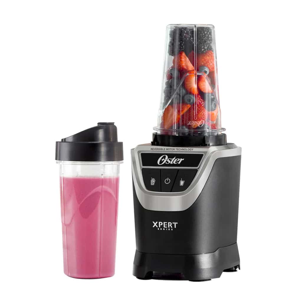 Licuadora Oster Xpert - Motor 2Hp - Tecnología Reversible - Cuchilla Diseñada Para Nutrientes - Incluye Vasos Blend´N Go - Color Negro Licuadoras Costa Rica