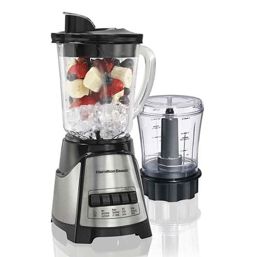 Licuadora Procesador 1.25 L Y 0.75 L 700 W 2 Vel. Negro-Acero Hamilton Beach 58149G Productos De Cocina > Licuadoras Costa Rica
