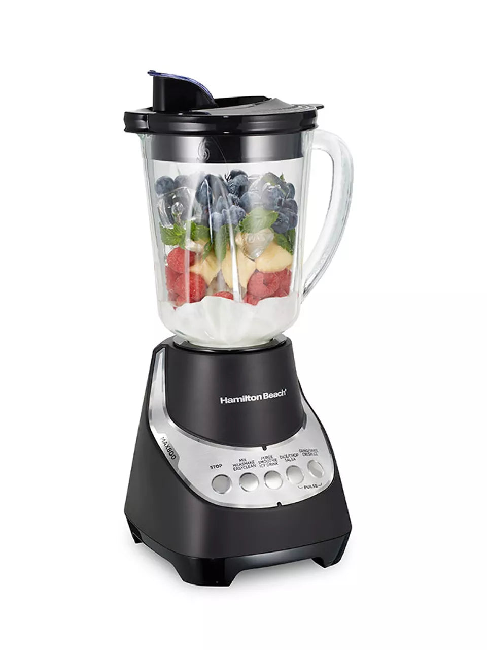Licuadora Hamilton Beach Wave Action Silenciosa 800W 12 Funciones 48 Oz HB53530