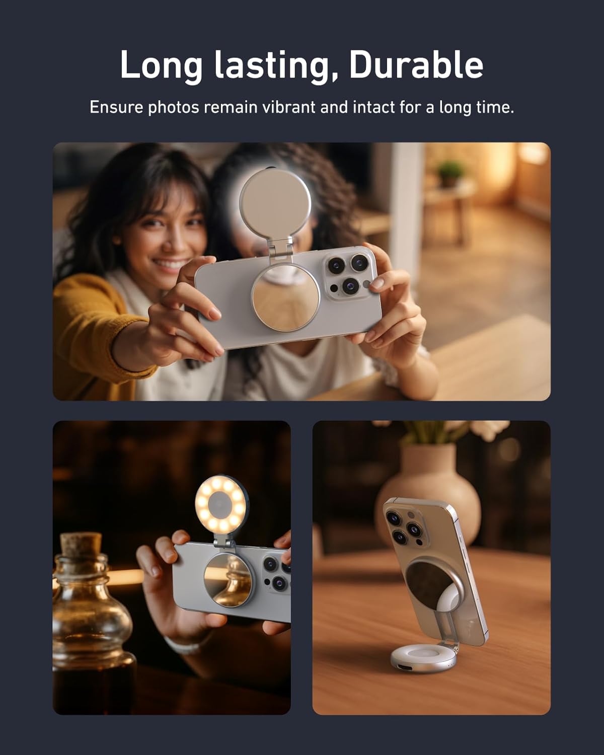 Luz magnética para selfies, luz de teléfono compatible con iPhone Magsafe Telesin C03 Gatgets Y Otros Productos Costa Rica