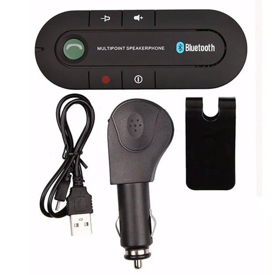Kit De Manos Libres Inalámbrico Para Carro, Altavoz Receptor Bluetooth