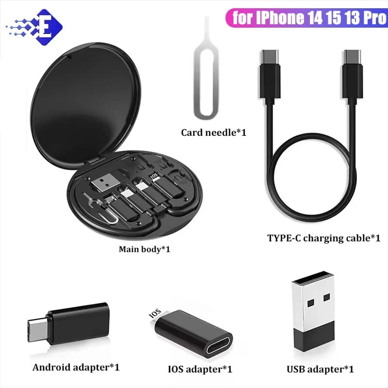 Kit Adaptador Para Multifuncional Para Celulares Android Y Iphone
