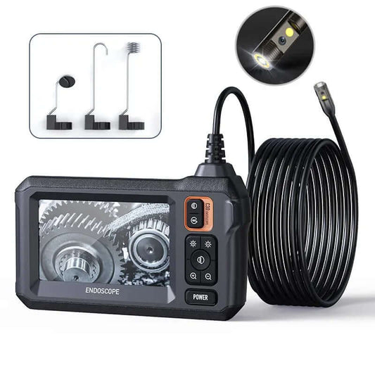 Boroscopios industriales con cable 1080P de 4,3 pulgadas, resistente al agua IP67 de 5 metros