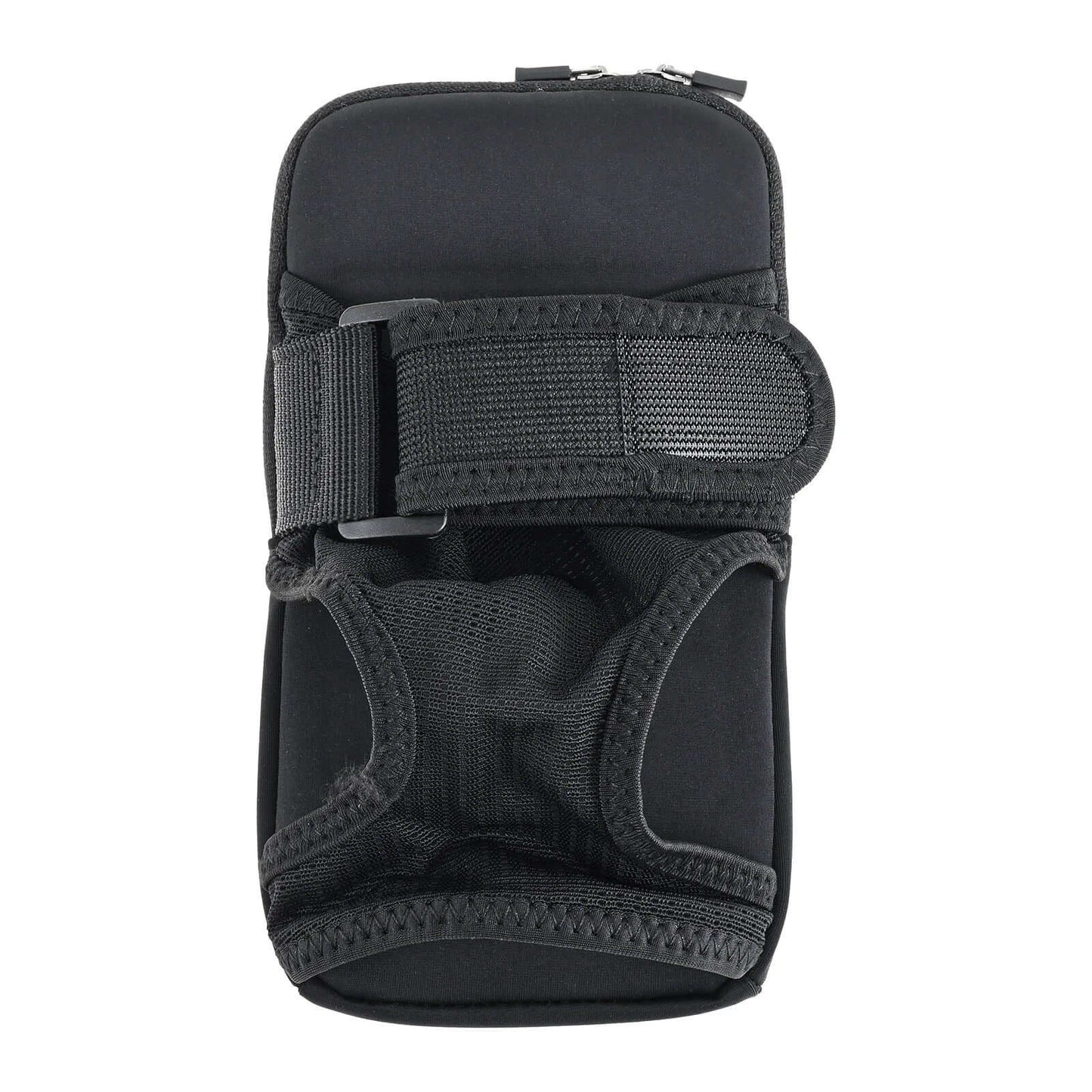 Bolsa para brazo de muñeca negra de 7 pulgadas para celular contra agua, motocicleta, bicicleta o ejercicio