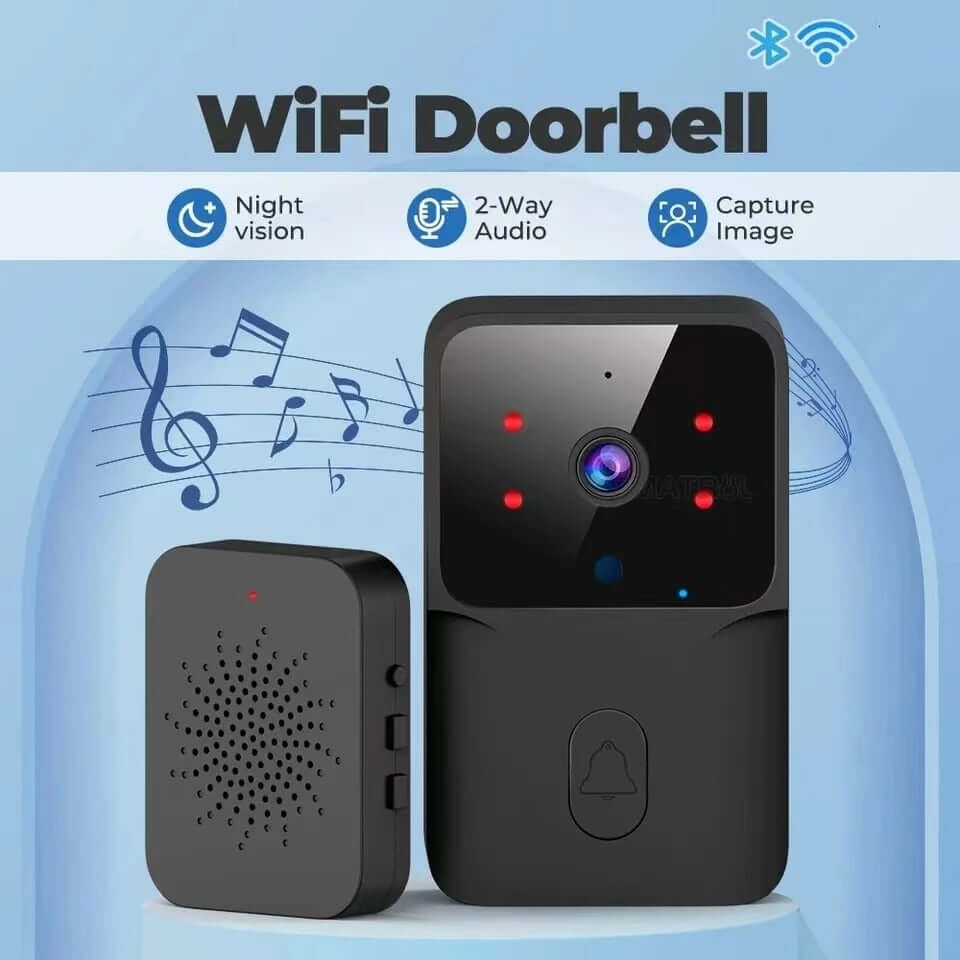 Timbre para puerta inalámbrico color negro Gatgets Y Otros Productos Costa Rica