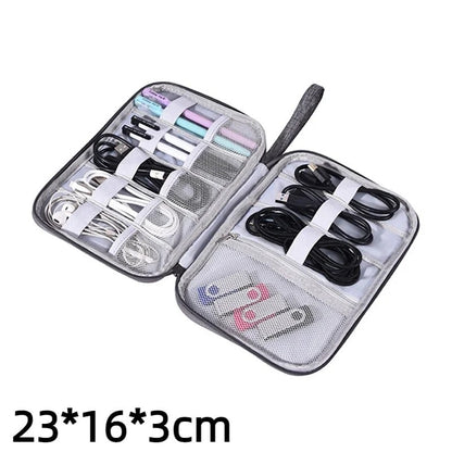 Bolso Organizador De Cables, Audífonos, Lapiceros Y Mucho Mas