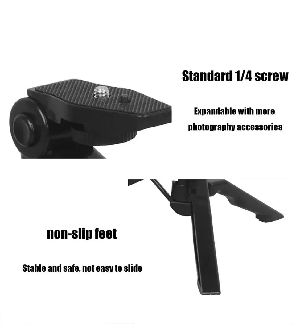 Kit de creación de contenido todo en uno trípode, luz led para transmisión