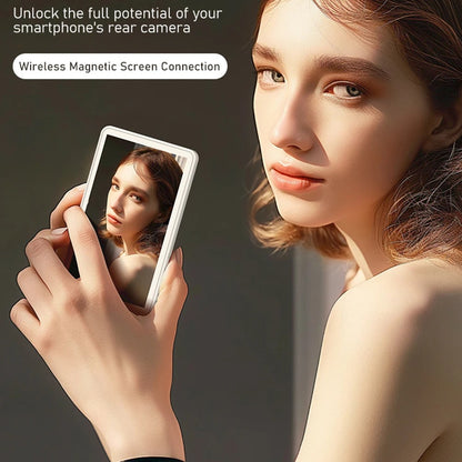 Pantalla de monitor inalámbrico Conexión inalámbrica Pantalla de monitor selfie Pantalla trasera de montaje magnético
