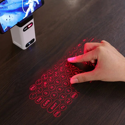 Teclado Láser Virtual Bluetooth, Proyector Táctil Inalámbrico, Teclados De Teléfono Láser