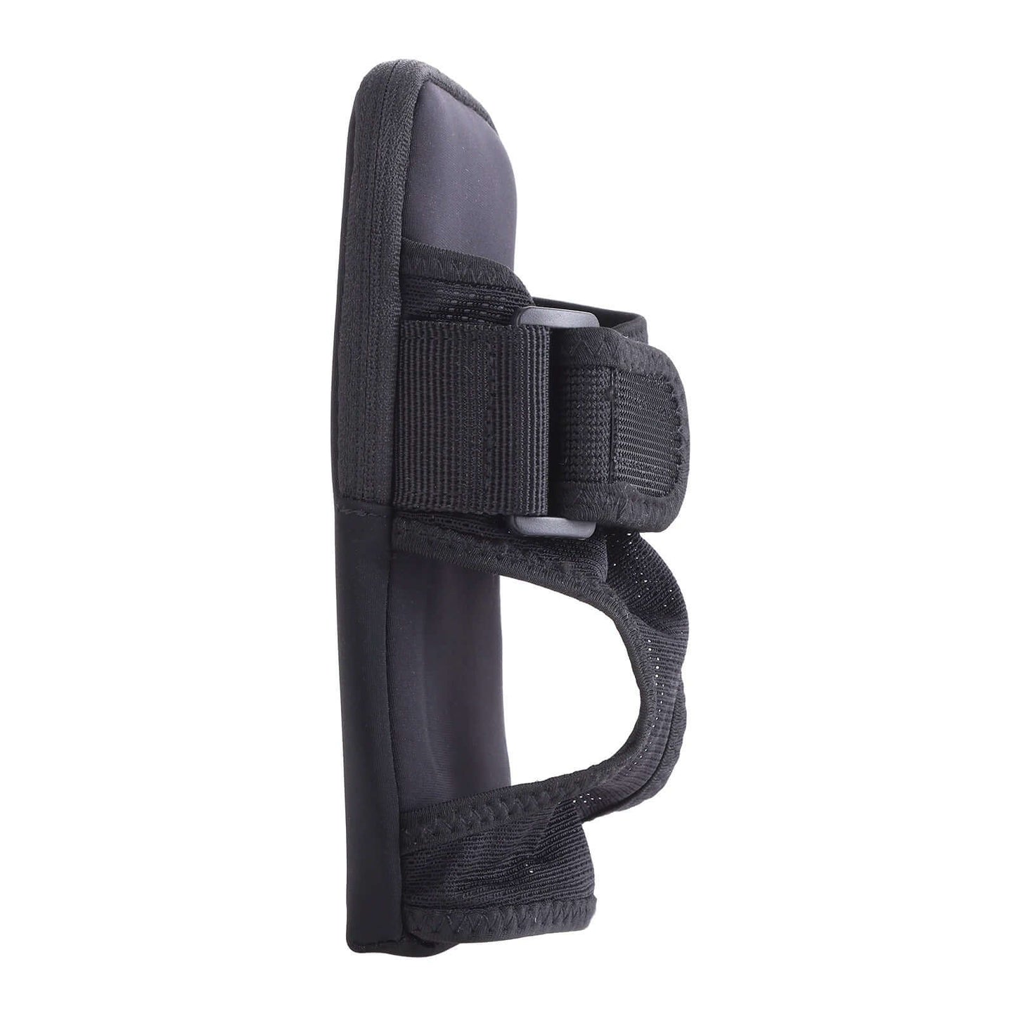 Bolsa para brazo de muñeca negra de 7 pulgadas para celular contra agua, motocicleta, bicicleta o ejercicio