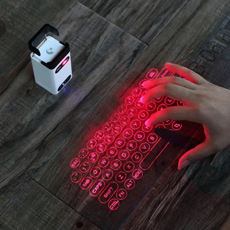 Teclado Láser Virtual Bluetooth, Proyector Táctil Inalámbrico, Teclados De Teléfono Láser
