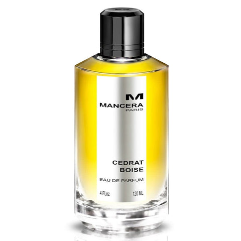Mancera Cedrat Boise Edp 120ml perfume bottle on white background.