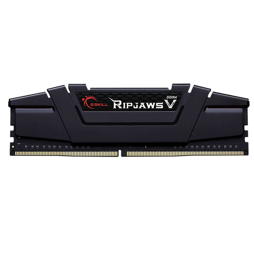 Memoria DIMM DDR4 16GB (2 X 8GB) 3200MHz G.Skill Ripjaws, ideal para rendimiento óptimo en computadores.